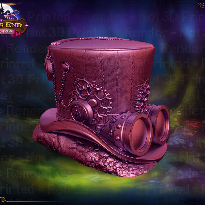 Sir Trilby Hat Dice Tower - SUPPORT FREE!