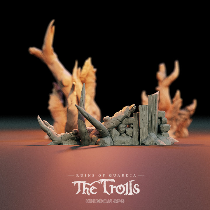Scatter Terrain: Roots and Walls - Ruins of Guardia: The Trolls image