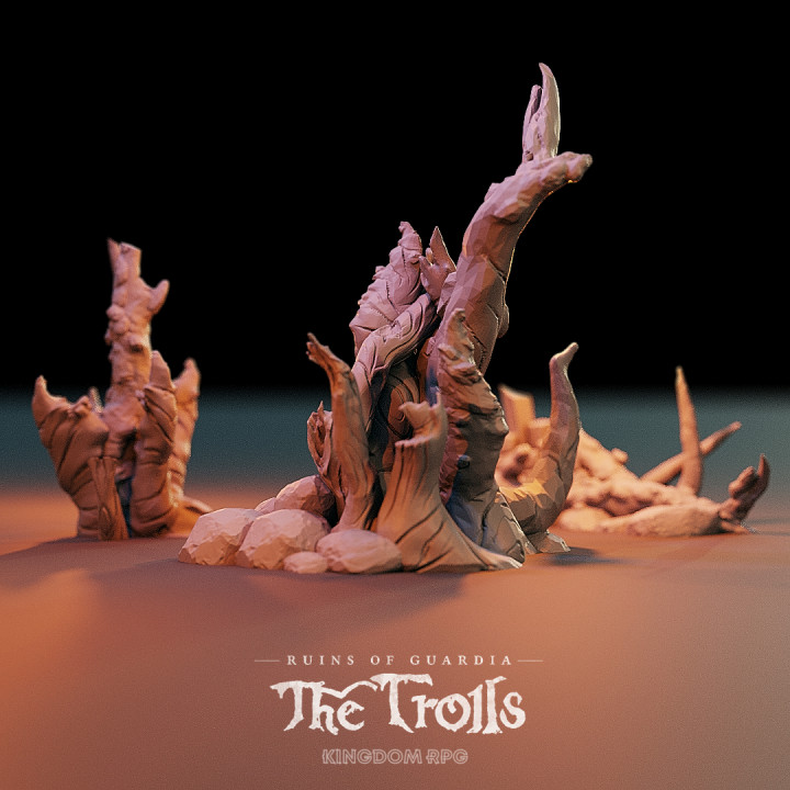 Scatter Terrain: Roots and Walls - Ruins of Guardia: The Trolls image