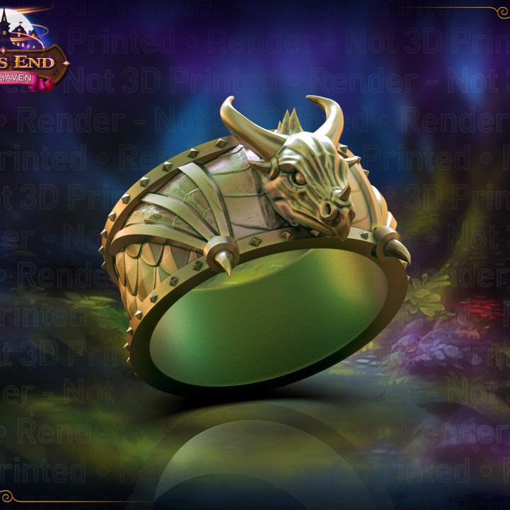 Dragon Ring of Protection - SUPPORT FREE! image
