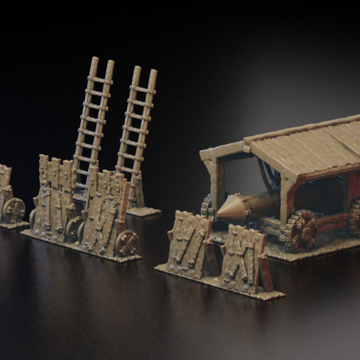 Warmaster Siege Equipment (10mm Warmaster)