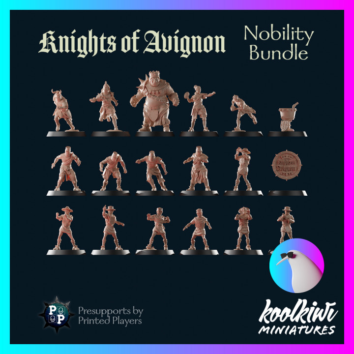 Fantasy Football Team - Knights of Avignon - Nobility Bundle - Presupported image