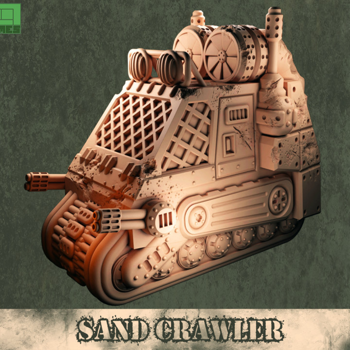 Wasteland Sand Crawler Vehicle