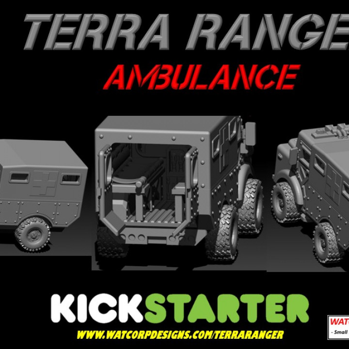 TERRA RANGER - 3D PRINTABLE WARGMAES TRUCKS image