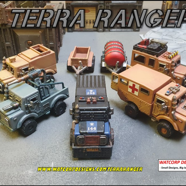 TERRA RANGER - 3D PRINTABLE WARGMAES TRUCKS's Cover