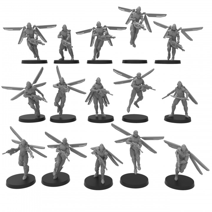 Elven Harpies - Presupported