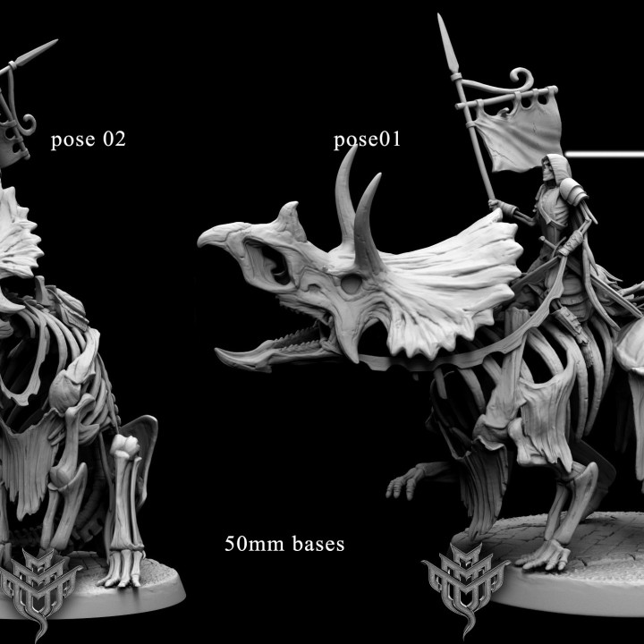 Skellimancers Familiar (All 2 poses/ with and without rider) image