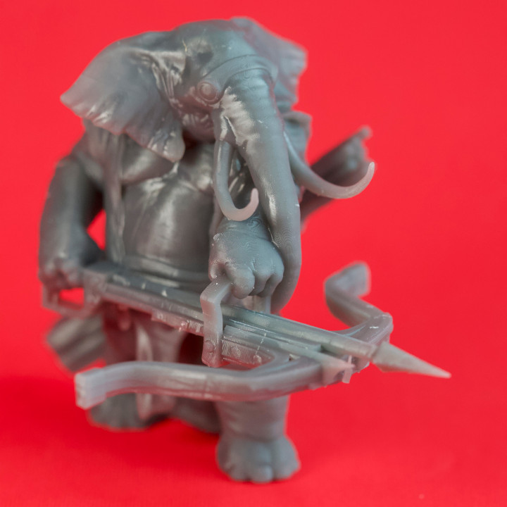 Loxodon Herd - Tabletop Miniatures (Pre-Supported) image