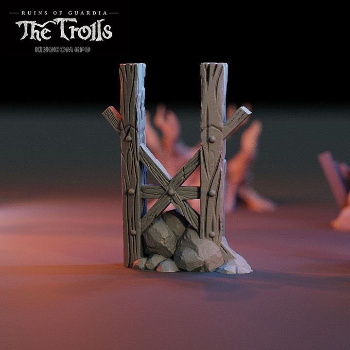 Scatter Terrain Pack: Stretch Goals - Ruins of Guardia: The Trolls