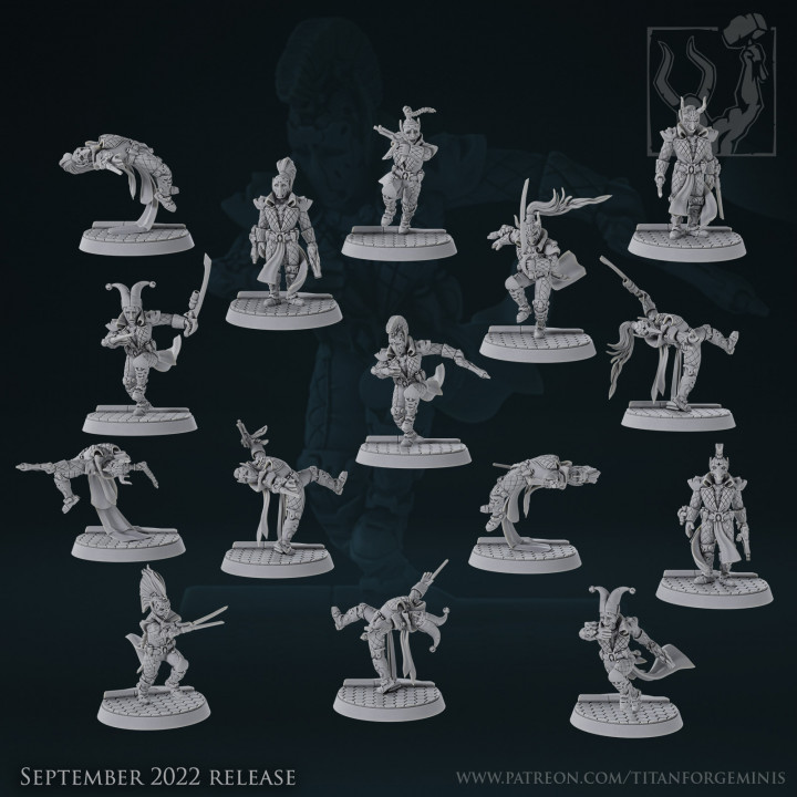 Cyber Forge Mechanoid Extant Jester Troupe image