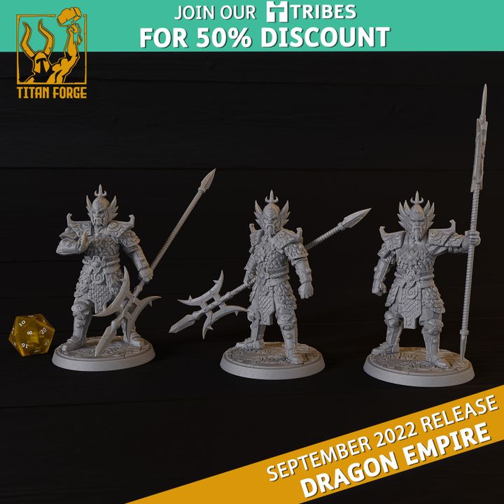 Terracotta Guards - Dragon Empire - Titan Forge Miniatures September 2022