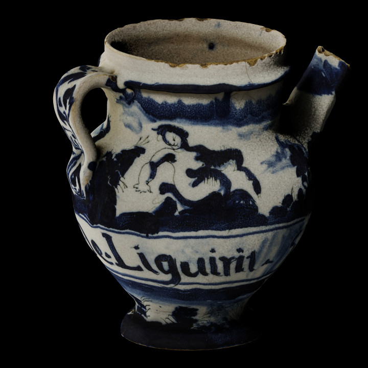 Apothecary vessel for liquorice syrup image