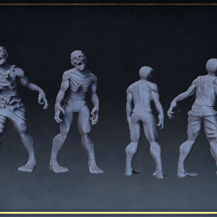 Burnt zombies image