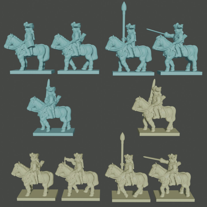 6-15mm Prussian SYW Cavalry (SYW-PR-3) image
