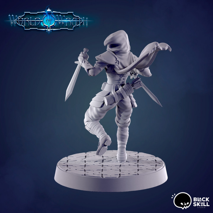 3d Printable Kethra (human Ranger) By Black Skull Studio