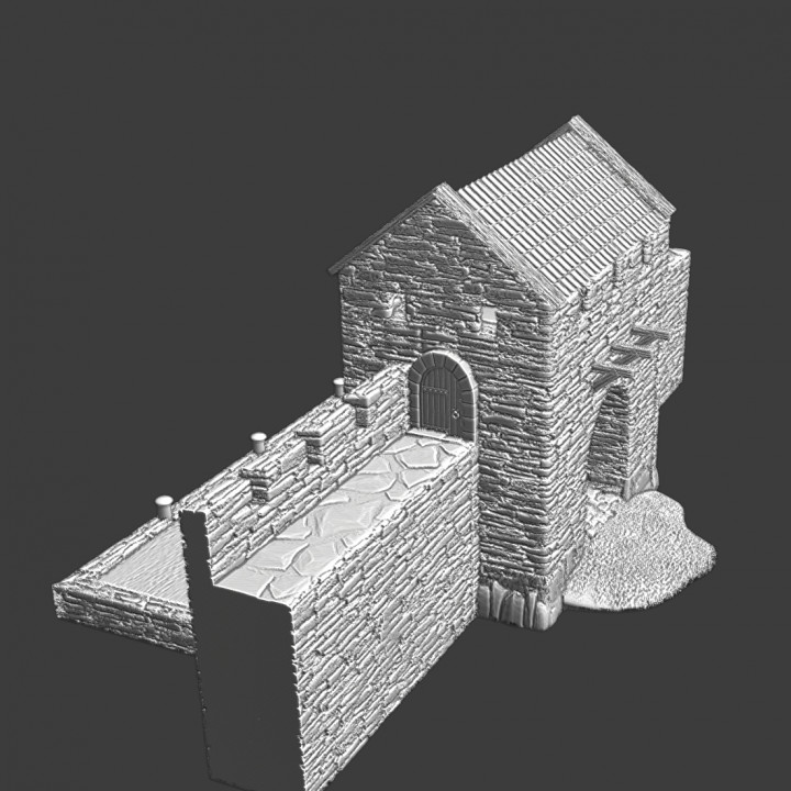 Medieval small port - wargaming terrain