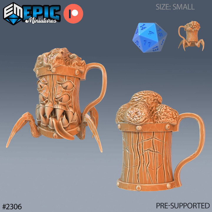 Mimic Beer Mug / Cup Monster / Equipment Trap image
