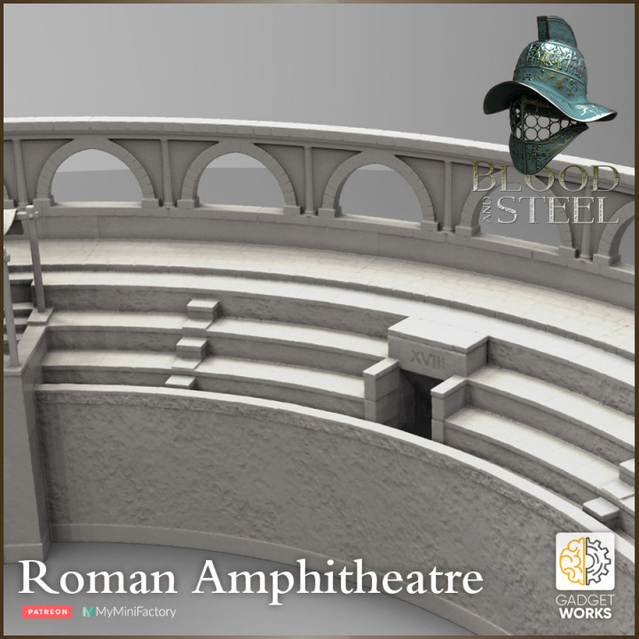 Roman Gladiator Arena - Blood and Steel image
