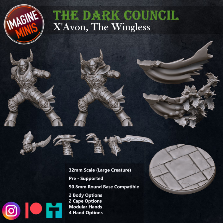 The Dark Council - X'Avon, The Wingless image