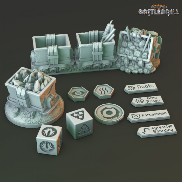 Battledrill - Accessories Set vol. 2 (STL) image