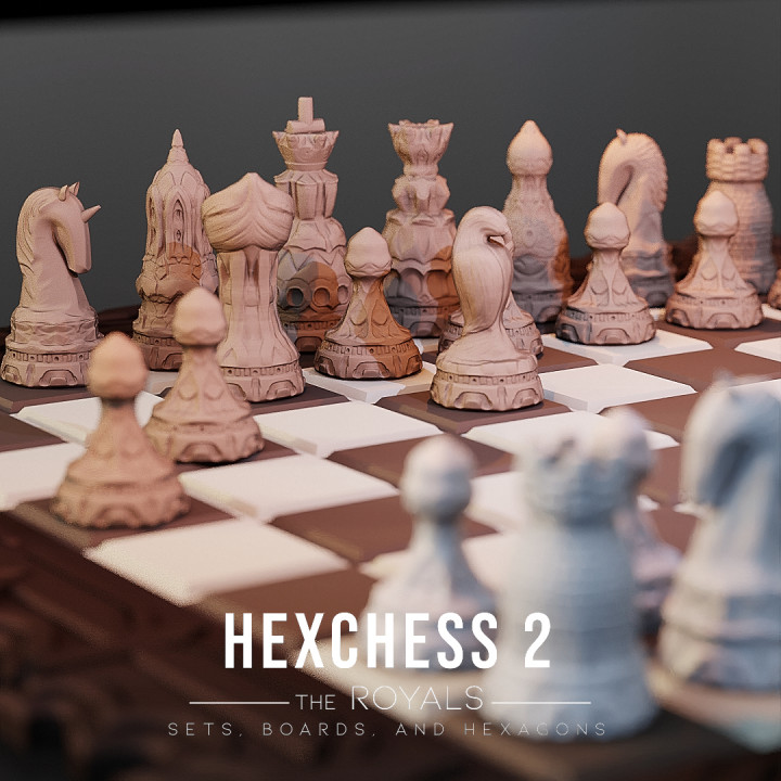 Hexchess 2 - Boros Chess Set