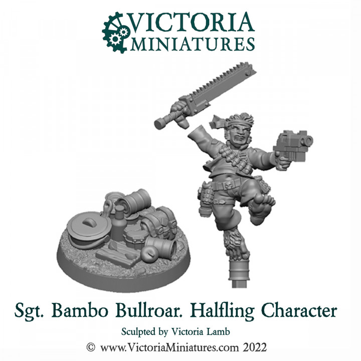 Bambo Bullroar Halfling Character image