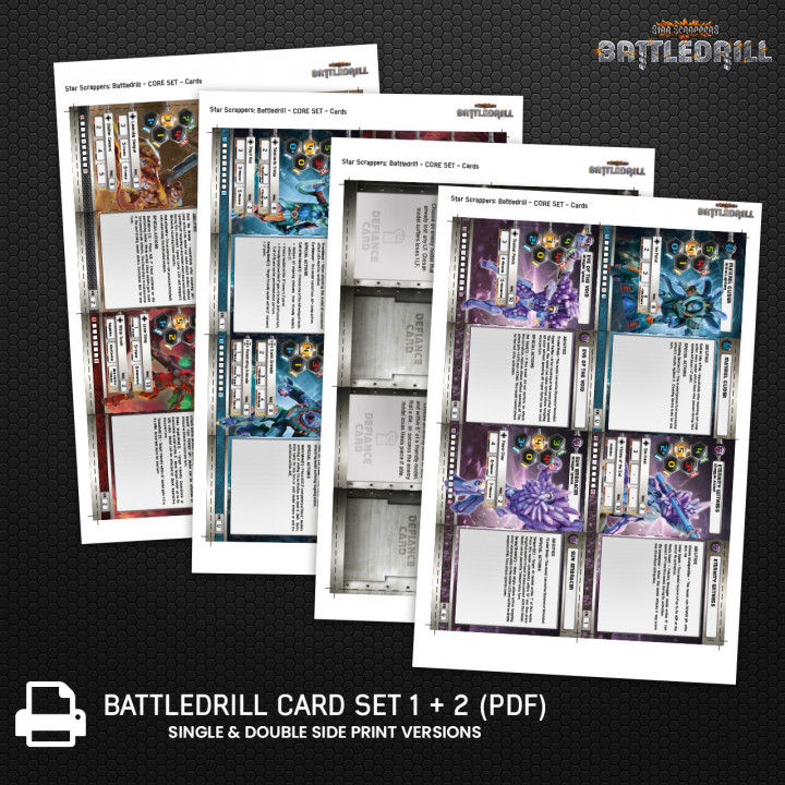 Battledrill - Cards - Core Set + Vol. 2 Pack (PDF) image