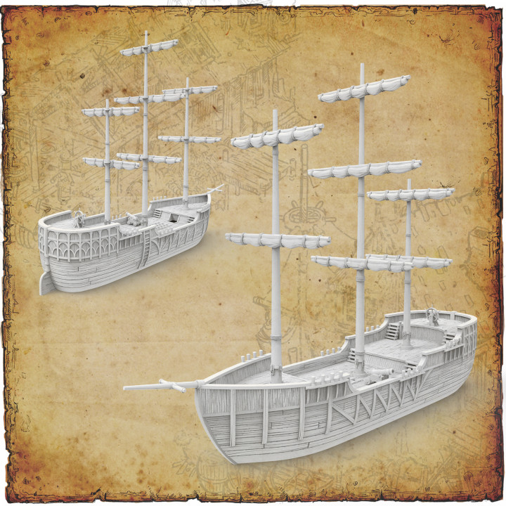 Ancrabourg - Three masted Carrack image