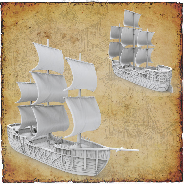 Ancrabourg - Three masted Carrack image