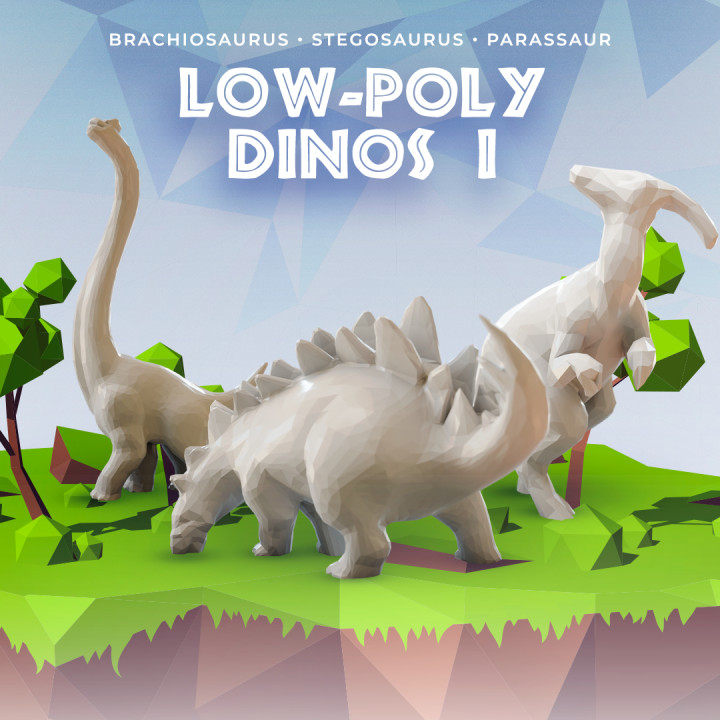Low-Poly Dinos I image