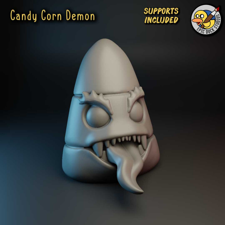 Candy Corn Demon - Halloween Mimic Miniature image