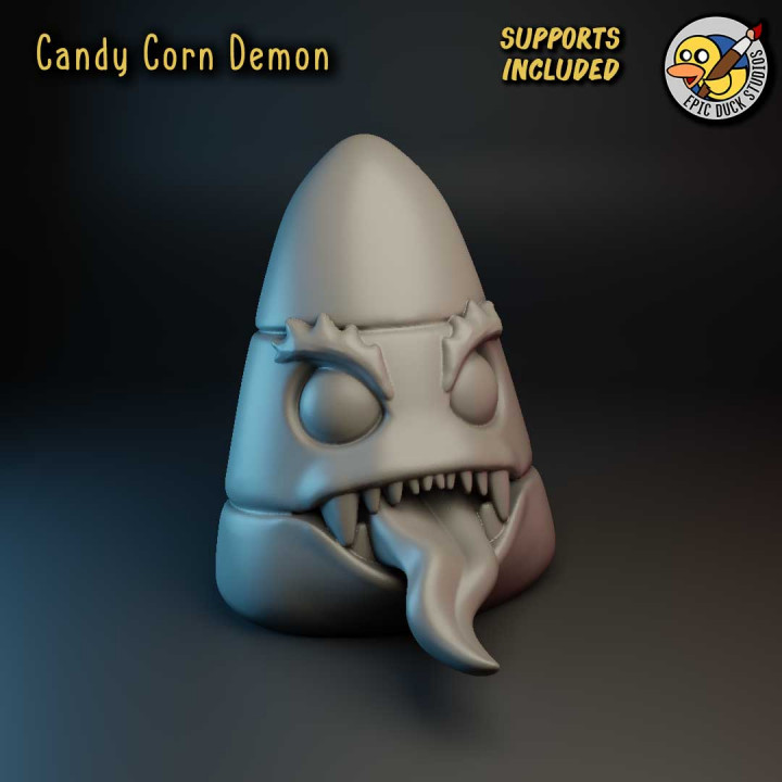 Candy Corn Demon - Halloween Mimic Miniature