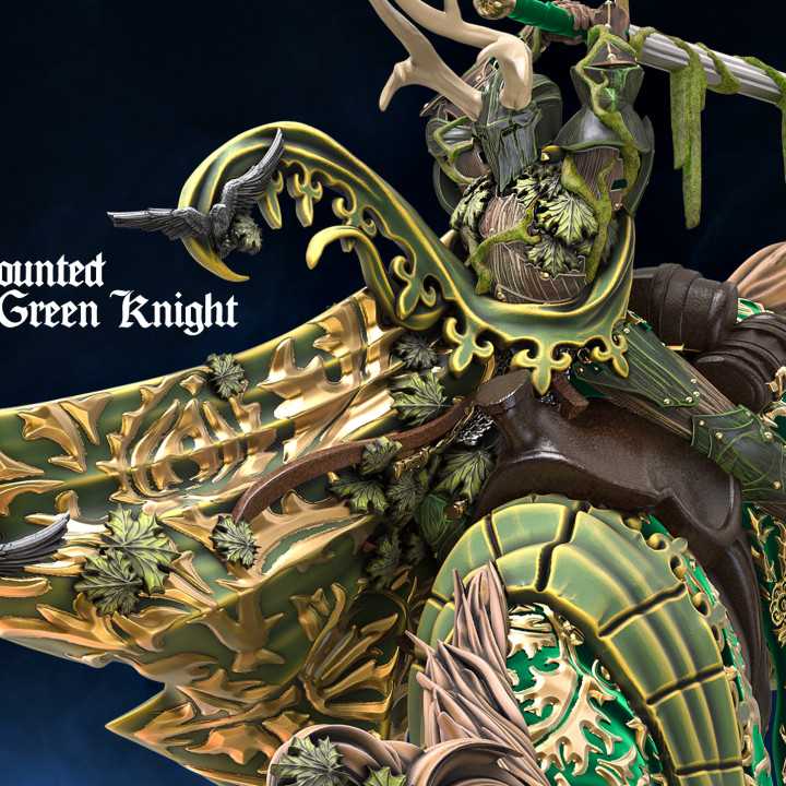 Mounted Green Knight image