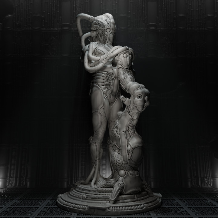 Unlife Necropolis Human Interface Statue