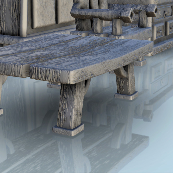 Interior of medieval house (set of 11 pieces) (1) - Alkemy Lord of the Rings War of the Rose Warcrow Saga
