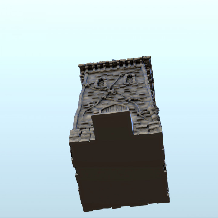 Medieval tower with several floors and vegetation (4) - Alkemy Lord of the Rings War of the Rose Warcrow Saga