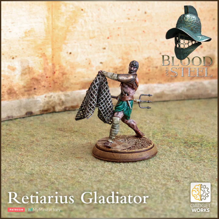 Gladiator 4 figure set - Blood and Steel image