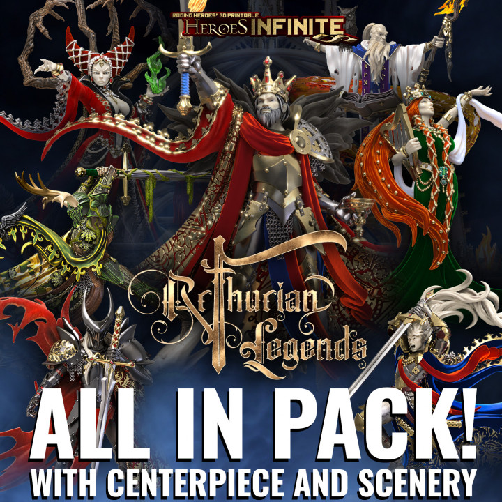 Arthurian Legends All in Pack (with scenery/Centerpiece) image