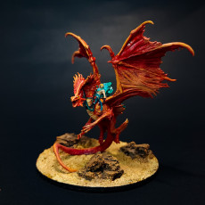 Picture of print of Dragonrider General: Adrael & Nagasha