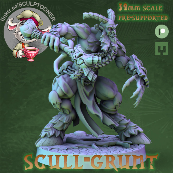 Scull-grunt-satyr-warcraft style-satyr-creep-neutral-satyr image