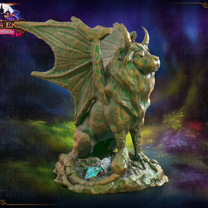 Statue of Orus Dice Tower - SUPPORT FREE!