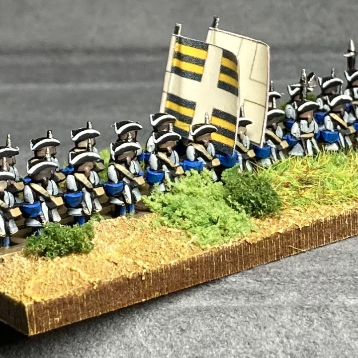 6mm XVIII INFANTRY TRICORN "order arms"