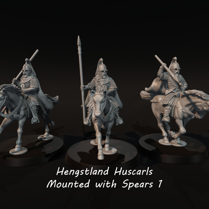 Hengstland Huscals Mounted with Spears image