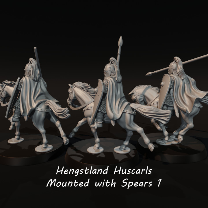 Hengstland Huscals Mounted with Spears image