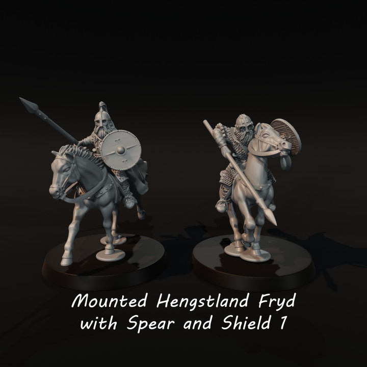 Hengstland Riders with Spears 1 image
