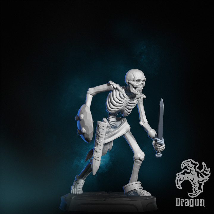 3D Printable Skeleton 1 by Dragun Studios