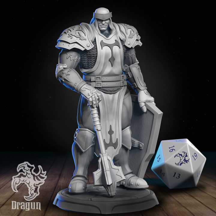 3D Printable Legendary Cleric by Dragun Studios