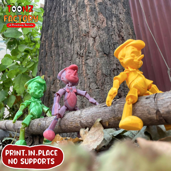 PRINT-IN-PLACE PINOCCHIO ARTICULATED image