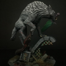 Picture of print of Fenrir - The Old Wolf (Requiem Demon Hunters)