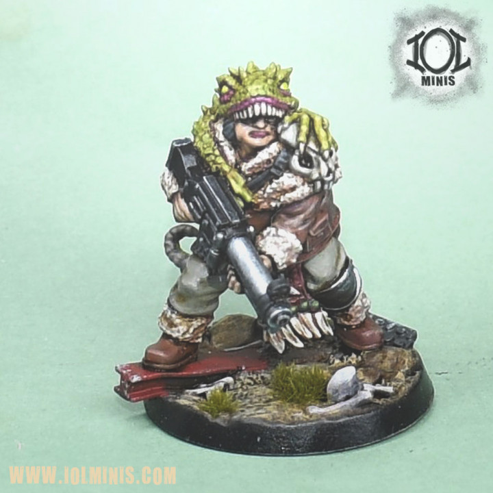 The Hunter - 30mm Post Apocalyptic Miniature image